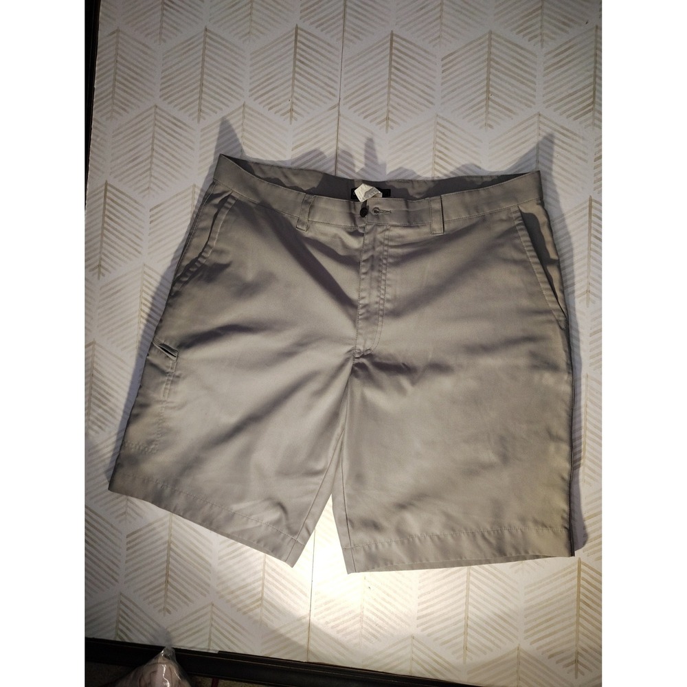 Callaway Men Gray Optimum Performance Golf Shorts Size 38 Flat Front ST2597